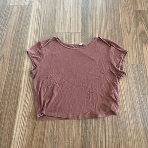 Pacsun Brown Crop Top